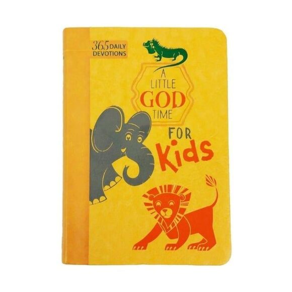 Devotional for Kids 365 Daily Devotions Faux Leather Cover Book - Picture 1 of 5